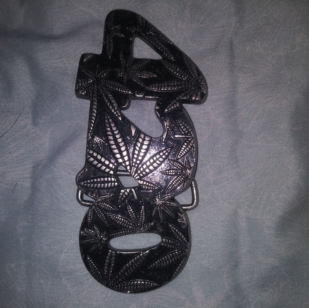 420 belt buckle